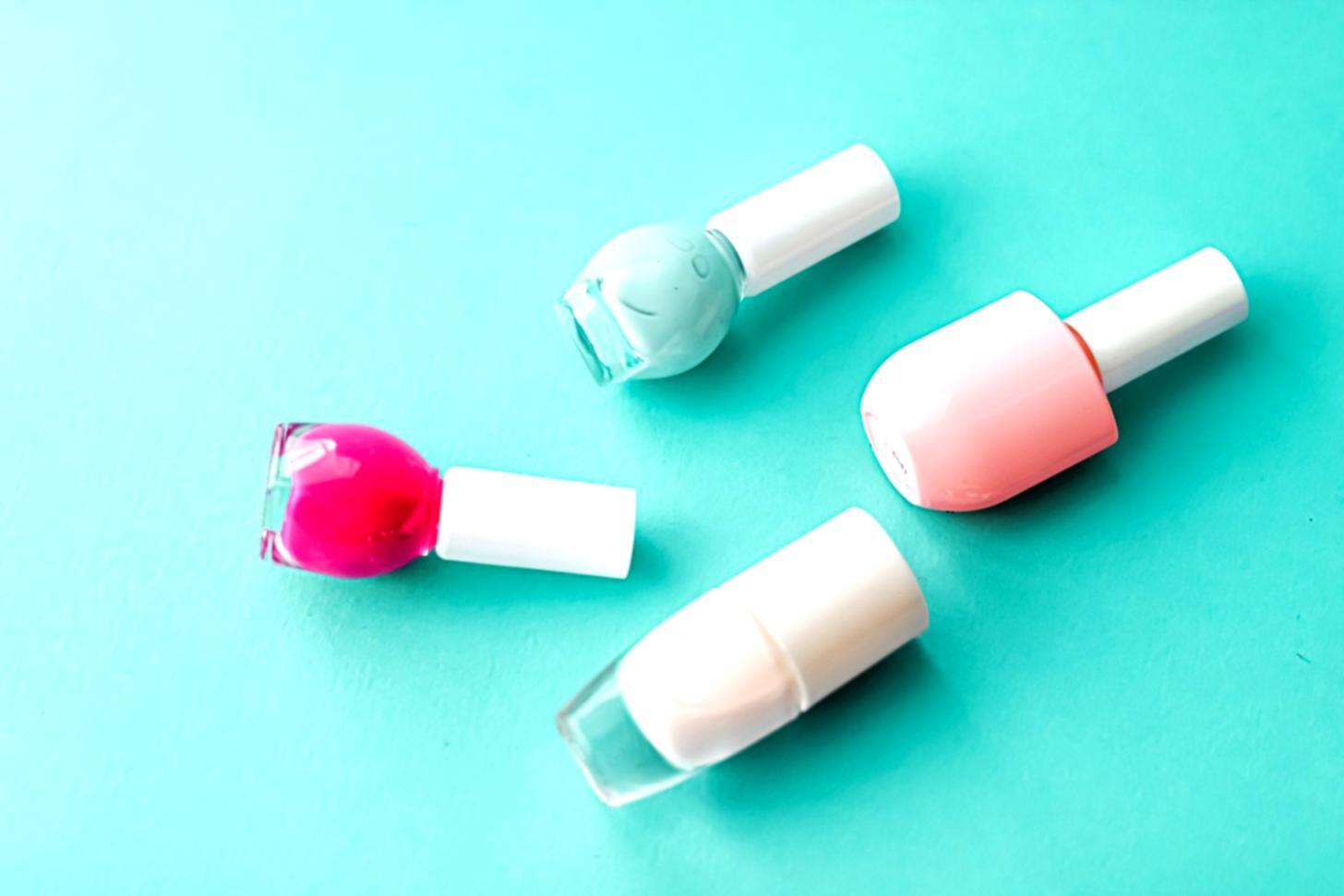 Professional gel manicure training session